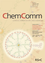 front cover image for Chemical Communications, Issue 23, 2004